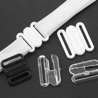 Accessoires de lingerie : Fermeture à boucle centrale pour soutien-gorge, attaches frontales en plastique durable pour maillots de bain et bikinis