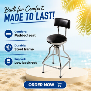 Taburete <span class=keywords><strong>de</strong></span> Bar con Diseño Ergonómico, Asiento Acolchado Resistente, Configuración Rápida, Color y Tamaño Personalizables, <span class=keywords><strong>para</strong></span> una Comodidad Excepcional - Product Image 2