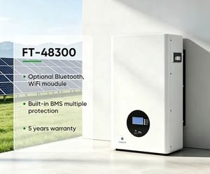 แบตเตอรี่ลิเธียม LiFePO4 แบบติดผนัง 51.2V 300Ah 15kWh สำหรับสำรองไฟบ้านและเก็บพลังงานแสงอาทิตย์ - Product Image 5