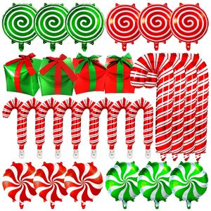 Set <span class=keywords><strong>de</strong></span> Globos Grandes Rojos y Verdes para Decoración <span class=keywords><strong>de</strong></span> Fiesta Temática <span class=keywords><strong>de</strong></span> Cumpleaños Infantil, con Globos <span class=keywords><strong>de</strong></span> Caramelo Navideños, Arco <span class=keywords><strong>de</strong></span> Globos <span class=keywords><strong>de</strong></span> Aluminio, Vórtice <span class=keywords><strong>de</strong></span> Bastones y Piruletas <span class=keywords><strong>de</strong></span> Regalo - Product Image 1