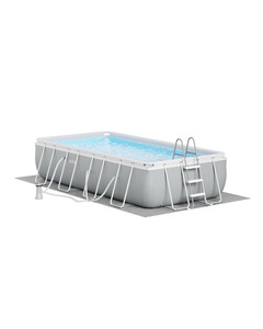 <span class=keywords><strong>Intex</strong></span> 26784 300cmX175cmX80cm Acero inoxidable PVC Marco <span class=keywords><strong>rectangular</strong></span> <span class=keywords><strong>Piscina</strong></span> de suelo para <span class=keywords><strong>cubierta</strong></span> familiar para jardín al aire libre - Product Image 1