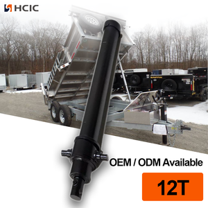 Cylindre hydraulique télescopique de la série <span class=keywords><strong>HTC</strong></span>, type à montage inversé, pour les remorques à benne basculante du marché nord-américain - Product Image 6