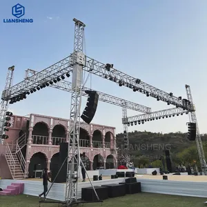 Arch Roof Top Cover Aluminum Alloy Spigot Truss Structure For Stage Platform