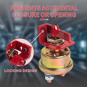 Interruptor de Desconexión de Batería al por Mayor, 200A, 12 Voltios, con Certificación RoHS y CE, Encendido/Apagado, SPST, 2 Pines, Metálico, para Automóviles, Barcos y Vehículos Marinos - Product Image 6