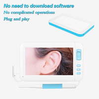 Caméra dissolvant de cire d'oreille 5.5mm HD1080P Ent Endoscope 4.3 pouces HD écran caméra numérique oreille moniteur Earpick