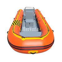 Bateau de plaisance à console centrale Ocean Master Rib Aluminum Patrol 580 de 19 pieds avec moteur hors-bord