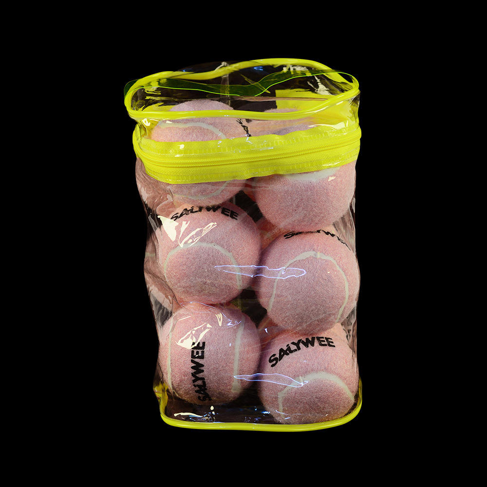 Tennis balls, light pink 12 pcs [zipper bag]