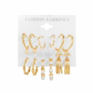 Moda di tendenza minimalista gotico ragazze orecchini di cristallo Set Star Design vendita calda gioielli all'ingrosso - Product Image 2