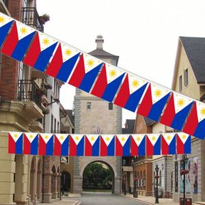 ธงฟิลิปปินส์ ผ้าโพลีเอสเตอร์ ธงชาติสำหรับตกแต่งงานวันเกิด งานเทศกาล - Product Image 3