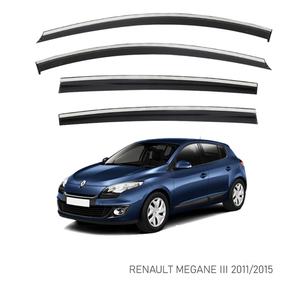 Deflectores de Ventana para RENAULT MEGANE III 2011-2015 HB, Visera para Ventilación de Puerta, Protectores Contra Lluvia - Product Image 2