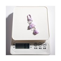 Porte-clés Nuage Doux et Adorable, Pendentif Haute Simulation de Couleurs pour Accessoires de Sac à Dos, Cadeau pour Petite Amie/Couple, Style Dessin Animé en Plastique