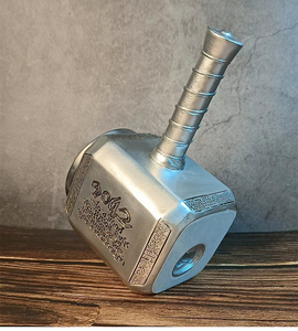 Marteau de Thor en acier inoxydable 3D <span class=keywords><strong>Avengers</strong></span> Quake, écologique, 450 ml, design rétro, <span class=keywords><strong>mug</strong></span> à bière pour fête - Product Image 5