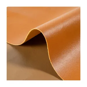 Factory Outlet Colorful PVC Artificial Leather For Bag&Luggage, Elastic Wrinkle Resistant Brushed Rexine Leather Fabrics