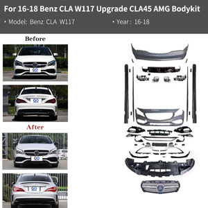 Zerstörungsfreie Installation Auto-Teile Fahrzeug-Nachrüstung Facelift Karosserie-Kit für 16-18 Benz CLA W117 20-23 Benz CLA W118 Upgrade CLA45 - Product Image 4