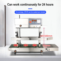 Machine de scellage verticale automatique continue en acier inoxydable réglable en hauteur pour sachets de thé, de riz, de poudre à lessive, de film plastique et de liquide