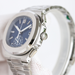 Pateks Pateks Paulareis Montre de luxe pour homme, automatique, à remontage automatique, mécanique, lumineuse, avec verre saphir, en acier inoxydable, Philippes - Product Image 5