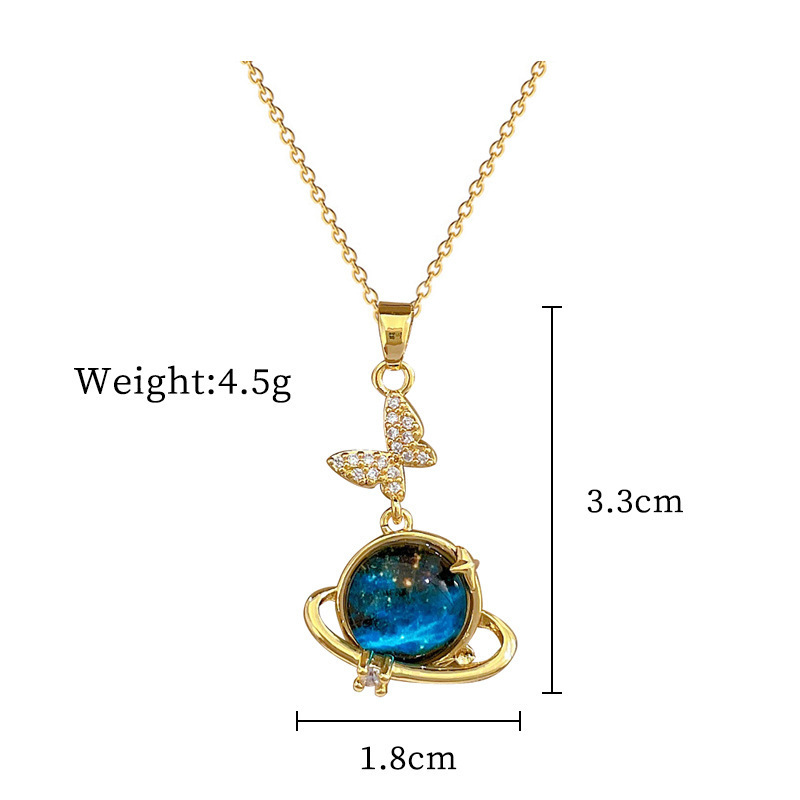 GOLD sky pendant necklace 10