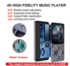 Reproductor MP4 Personalizado a Color, Compatible con Tarjeta TF, Memoria Expandible, Lector de Libros Electrónicos, Reproductor de Audio Digital con Interfaz USB - Product Image 2