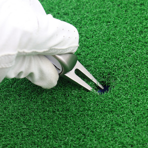 Vente en gros outil de réparation de <span class=keywords><strong>gazon</strong></span> de golf en métal blanc porte-cigare multi-outils outils de divot de golf - Product Image 6