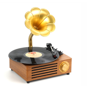 Platine vinyle Grand haut-parleur tourne-disque Vintage Audio Gramophone <span class=keywords><strong>Usb</strong></span> Sd Connexion sans fil Tourne-disque vinyle - Product Image 2