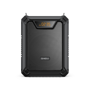 Shidu m808 18w קול חזק חיצונית עמיד למים נייד pa אוזניות מיקרופון משענת קול מגבר קול עבור מורה - Product Image 2