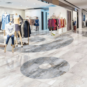 คอลเลกชันตกแต่งภายในกระเบื้องเคลือบเงาขนาด600X600มม. มีพื้นผิวมันวาวใช้สำหรับอาคารสำนักงาน - Product Image 1