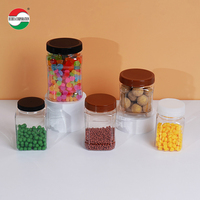 Bouteilles en plastique PET de qualité alimentaire de 400 à 1900 ml et boîtes carrées et rondes avec bouchon à vis