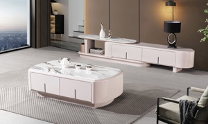 Mueble de TV de Lujo Moderno para Salón, Mueble para Chimenea, Mueble de TV de Pie, Diseños de Gabinetes para Sala de Estar, Mueble de TV Moderno para Café - Product Image 2