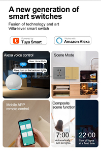 3 gang tuya chuyển đổi thông minh 10A ZigBee điều khiển từ xa tường chuyển đổi Anh thiết bị chuyển mạch thông minh - Product Image 5