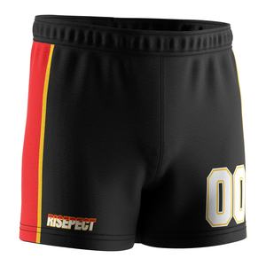 Shorts de rugby personnalisés à col jersey et manches courtes pour hommes, idéaux pour l'équipe de musculation et la salle de sport – Fabrication sur mesure à prix abordable - Product Image 3