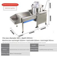 Machine à Popcorn Industrielle Entièrement Automatique Commerciale 220V Nouvelle Haute Productivité Chauffage Électrique