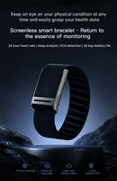 Bracelet intelligent W11, moniteur ECG, pression d'oxygène, fréquence cardiaque, moniteur de fréquence cardiaque variable (HRV), écran TFT, silicone, modes sportifs multiples, étanche 5ATM+IPX-6, montre intelligente