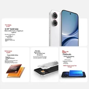 สมาร์ทโฟน Redmi Turbo 5 5G หน้าจอ 6.59 นิ้ว ความละเอียด 1.5K 120Hz ชิปประมวลผล Dimensity 8500 Ultra แบตเตอรี่ 7560mAh ชาร์จเร็ว 100W กล้อง 50MP OIS ระบบปฏิบัติการ HyperOS3 - Product Image 5