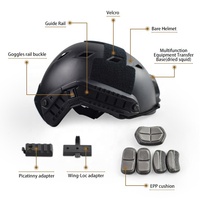 Action Union casque tactique réglable Type BJ casque rapide pour CS équipement de jeu réel casque de chasse cyclisme
