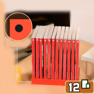 12 cajas de tarjetas de juego de cintas de casete para <span class=keywords><strong>Nintendo</strong></span> <span class=keywords><strong>Switch</strong></span> /OLED estante de almacenamiento de casete caja de tarjetas de juego tiendas - Product Image 4