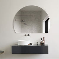 Miroir intelligent LED de salle de bain en gros d'usine avec lumière LED, haut-parleur Bluetooth, musique, écran tactile, miroir mural intelligent