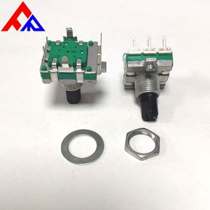 Venta Directa de Fábrica: Codificador Incremental EC16 con Eje Aislado, Eje D Roscado de 6mm, Serie ED16, Color Negro - Product Image 3