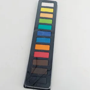 Factory Direct 12 Colors Solid Watercolor Set For Artist Paint