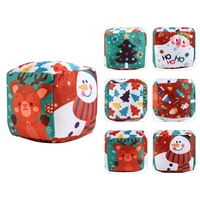 Haute qualité bébé début éducatif en peluche jouet sur mesure tissu Cube jouets bébé confort balle hochets dés jouet pour enfants