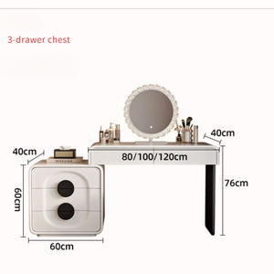 <span class=keywords><strong>Tocador</strong></span> de Estilo Americano Moderno y Minimalista <span class=keywords><strong>con</strong></span> <span class=keywords><strong>Espejo</strong></span> y Almacenamiento para Dormitorio, Hotel, Hogar, Apartamento - Product Image 5