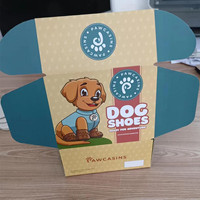 Boîte d'expédition postale en carton ondulé, petite, violette, pour abonnement e-commerce en ligne, avec impression personnalisée