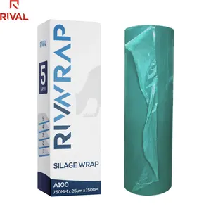 UV plastic silage wrapper film light green agriculture hay baling stretch wrap film suppliers