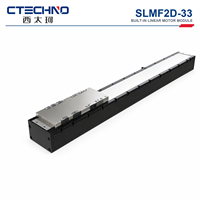 CTECHNO SLMF2D-33-815 Motor Lineal Deslizante, Empuje Nominal de 180 N, Módulo de Posicionamiento de Precisión, Carrera de 815 mm para Automatización de Laboratorio