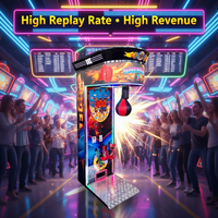 Machine d'arcade de divertissement intérieur à monnayeur Ultimate Electronic Boxing SQ, version espagnole et anglaise, en métal