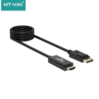 Convertisseur compatible 4K60Hz Dp mâle vers mâle HDMI 1440P/1080P 120Hz avec boîtier en PVC pour moniteur/ordinateur