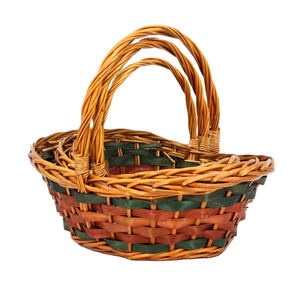 Cesta tejida a mano con asa para almacenamiento de frutas y verduras, producto nuevo de gran popular, <span class=keywords><strong>2021</strong></span> - Product Image 1