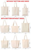 Sac fourre-tout en toile de coton recyclé écologique avec impression de logo pour le shopping, les voyages et les activités de plein air