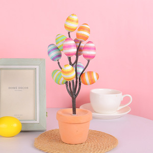 Schiuma durevole 3D per la visualizzazione del Desktop e la decorazione della casa di primavera Decorazione del vaso dell'uovo di pasqua con la stampa del fumetto - Product Image 6