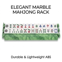 Rak Mahjong Lipat Profesional - Baki PS Mewah untuk 4 Pemain Ramah Lingkungan & Tahan Lama untuk Pertemuan Sosial Amerika