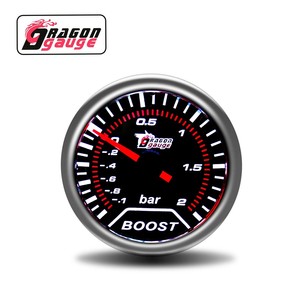 QSF ejderha ölçer evrensel dijital duman Lens otomatik Turbo Boost göstergesi-1 ~ 2 Bar yuvarlak 2 ''52mm metre araba için (6142T) - Product Image 1